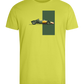 Retro F1 Design - Comfort men's fitted t-shirt_GREEN APPLE_front