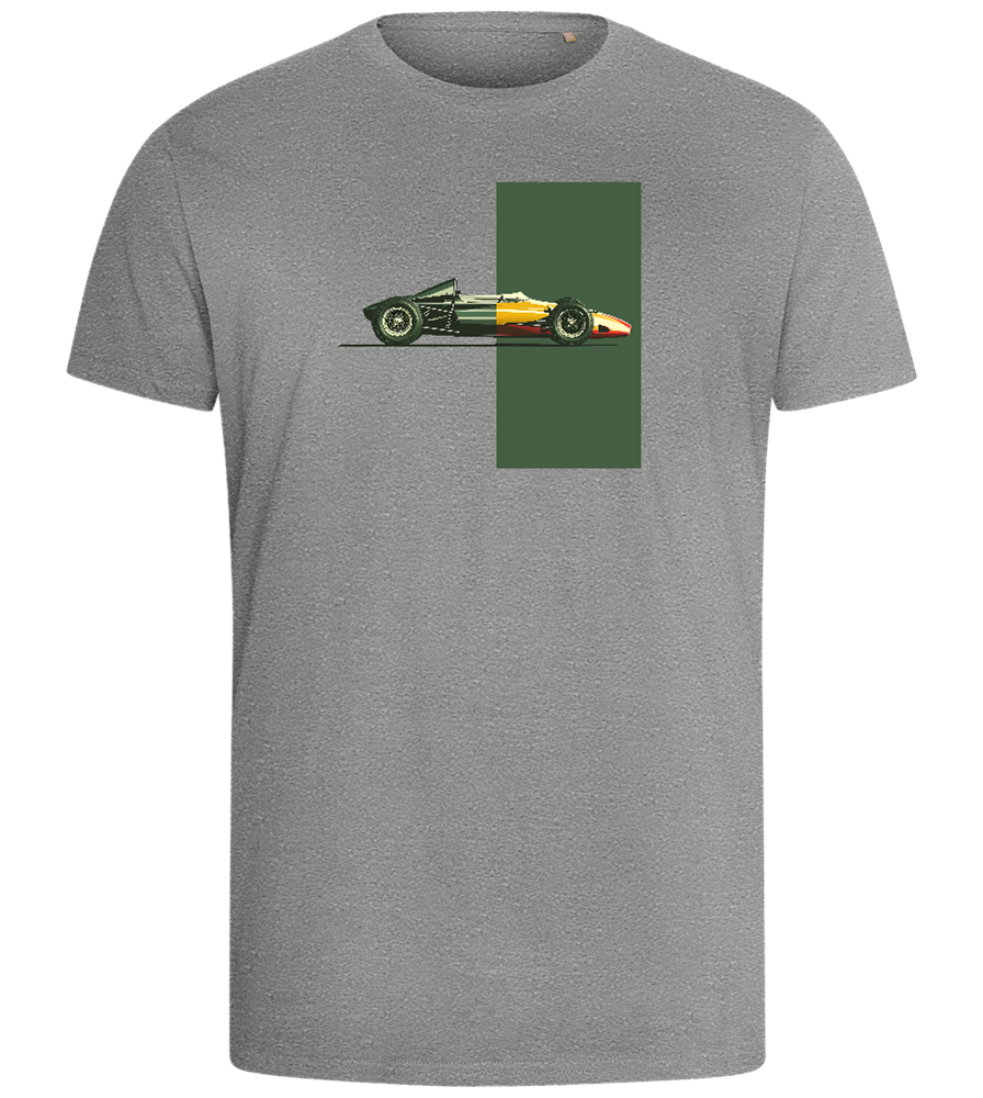 Retro F1 Design - Comfort men's fitted t-shirt_ORION GREY_front