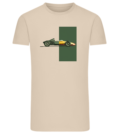 Retro F1 Design - Comfort men's fitted t-shirt_SILESTONE_front