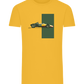 Retro F1 Design - Comfort men's fitted t-shirt_YELLOW_front