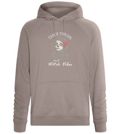 Witch Vibes Design - Comfort unisex hoodie_CHARCOAL CHIN_front