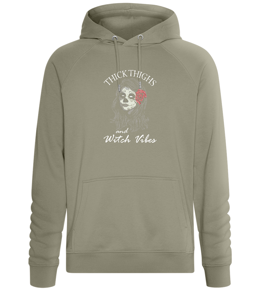 Witch Vibes Design - Comfort unisex hoodie_KHAKI_front