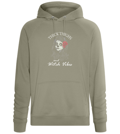 Witch Vibes Design - Comfort unisex hoodie_KHAKI_front