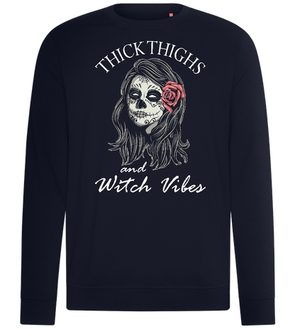 Thick Thighs Design - Comfort unisex sweater_FRENCH NAVY_front