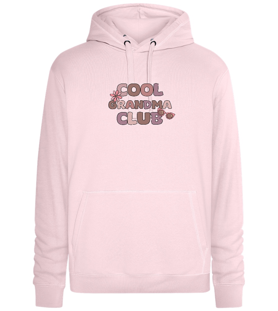 Cool Grandma Club 2 Design - Premium unisex hoodie_LIGHT PEACH ROSE_front