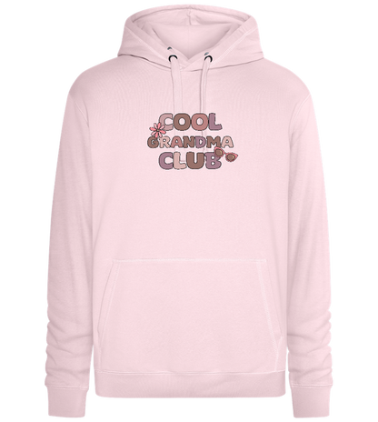 Cool Grandma Club 2 Design - Premium unisex hoodie_LIGHT PEACH ROSE_front