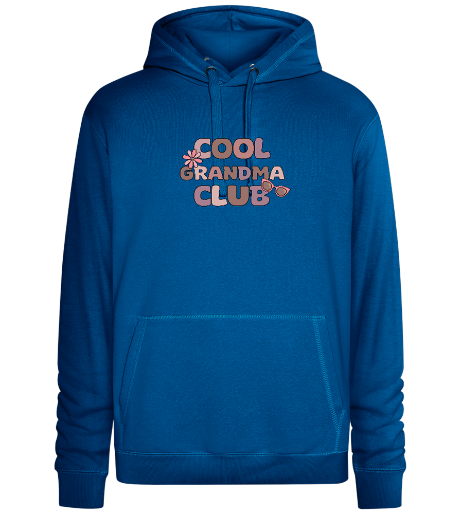 Cool Grandma Club 2 Design - Premium unisex hoodie_ROYAL_front