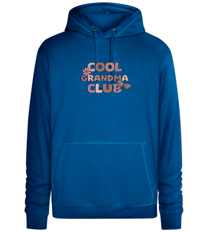 Cool Grandma Club 2 Design - Premium unisex hoodie_ROYAL_front