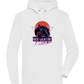 Retro Panther 4 Design - Premium unisex hoodie_WHITE_front