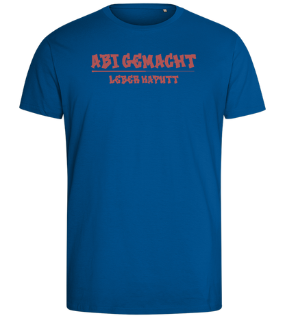 Abi Gemacht Leber Kaputt Design - Comfort men's fitted t-shirt_ROYAL_front