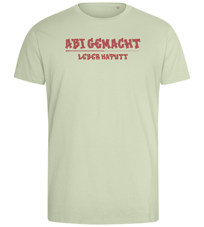 Abi Gemacht Leber Kaputt Design - Comfort men's fitted t-shirt_SILESTONE_front