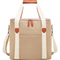 Large Cooler Bag in Canvas_BEIGE_front
