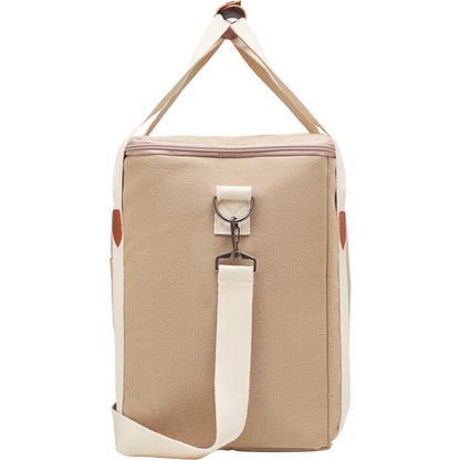 Large Cooler Bag in Canvas_BEIGE_DETAILEDIMAGE_front_3