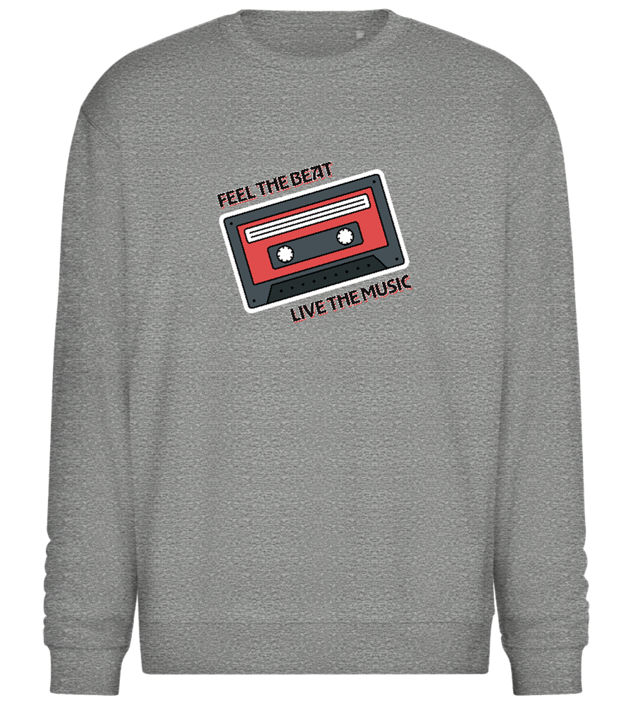 Live the Music Design - Comfort Essential Unisex Sweater_ORION GREY II_front