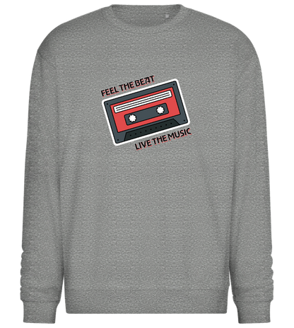 Live the Music Design - Comfort Essential Unisex Sweater_ORION GREY II_front