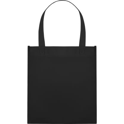 Heat-Sealed Nonwoven Shopping Bag_BLACK_front