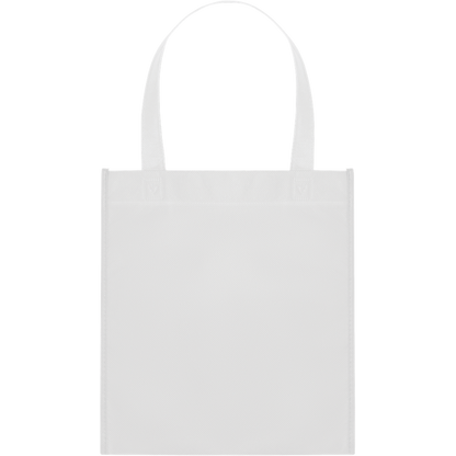 Heat-Sealed Nonwoven Shopping Bag_WHITE_front
