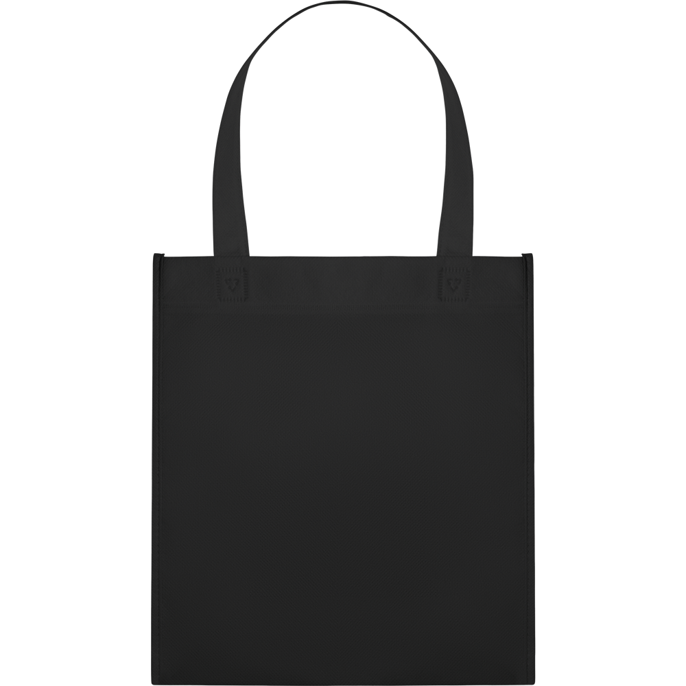 Heat-Sealed Nonwoven Shopping Bag_BLACK_back