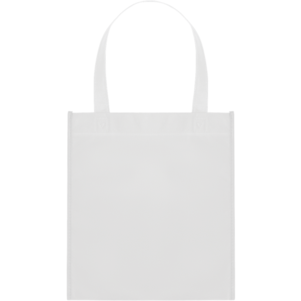 Heat-Sealed Nonwoven Shopping Bag_WHITE_back
