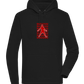 Soccer Celebration Design - Premium unisex hoodie_BLACK_front
