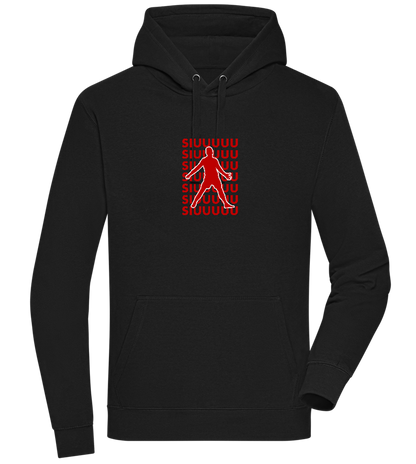 Soccer Celebration Design - Premium unisex hoodie_BLACK_front