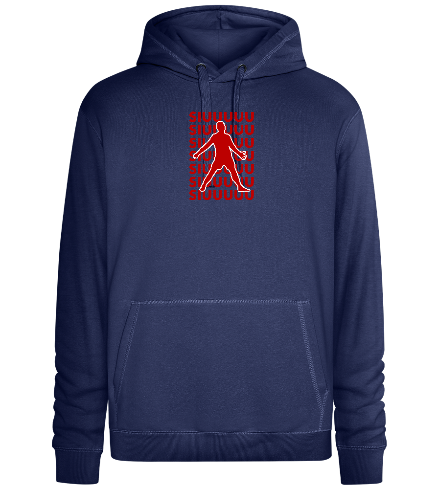 Soccer Celebration Design - Premium unisex hoodie_DENIM CHINA_front