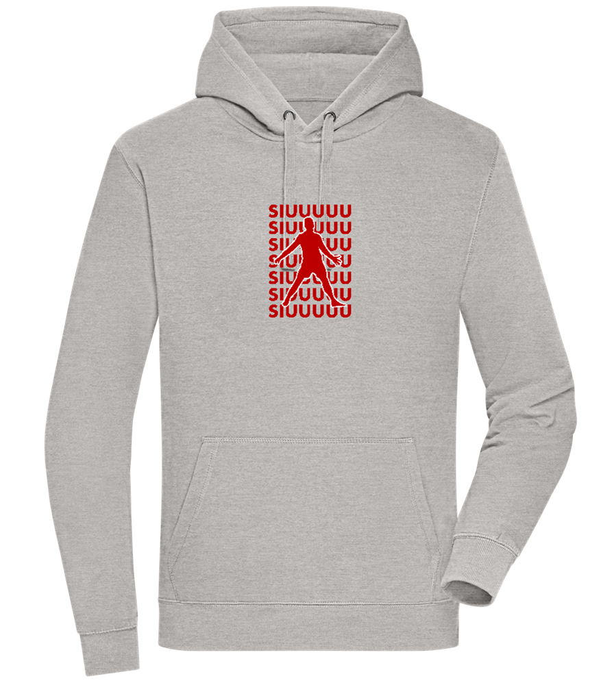 Soccer Celebration Design - Premium unisex hoodie_ORION GREY II_front