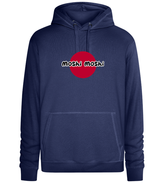 Moshi Moshi Design - Premium unisex hoodie_DENIM CHINA_front