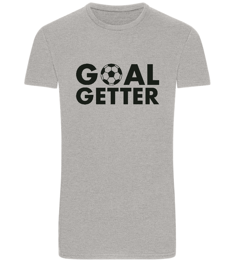 Goal Getter Design - Basic Unisex T-Shirt_ORION GREY_front