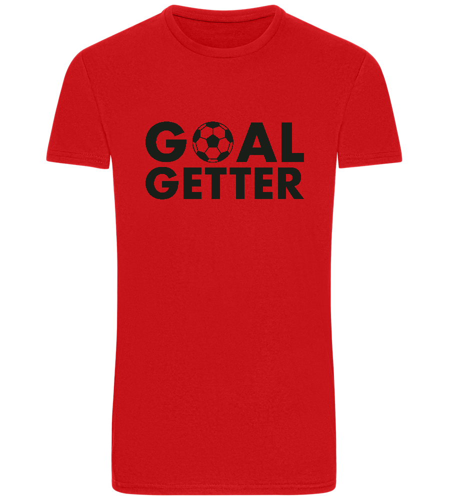 Goal Getter Design - Basic Unisex T-Shirt_RED_front