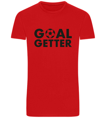 Goal Getter Design - Basic Unisex T-Shirt_RED_front
