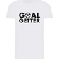 Goal Getter Design - Basic Unisex T-Shirt_WHITE_front