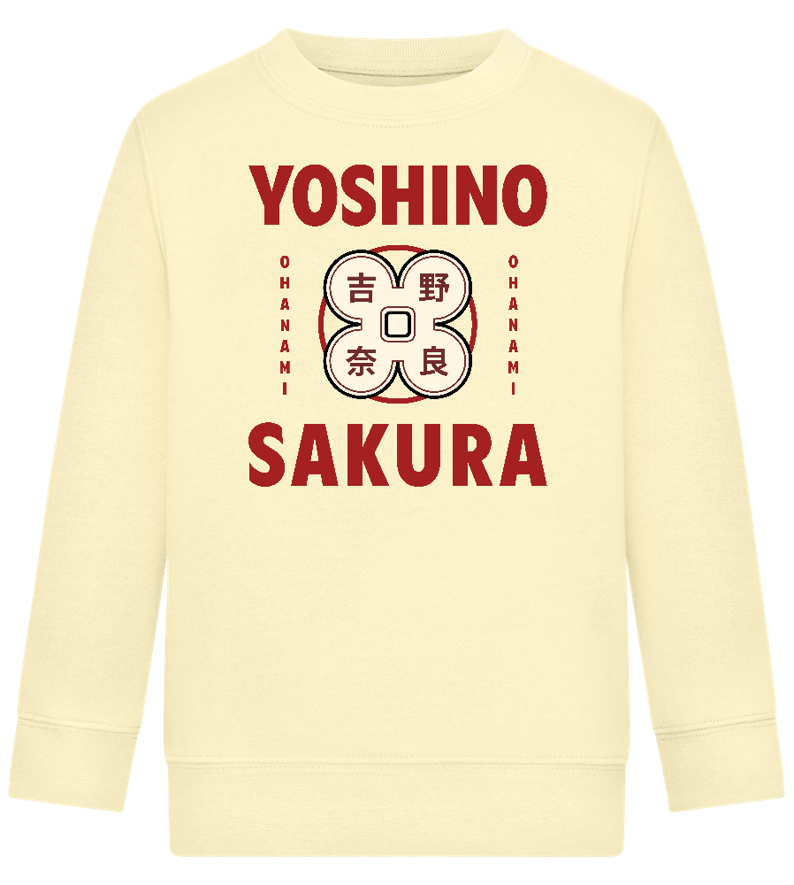 Yoshino Sakura Design - Comfort Kids Sweater_AMARELO CLARO_front