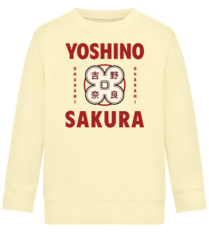 Yoshino Sakura Design - Comfort Kids Sweater_AMARELO CLARO_front