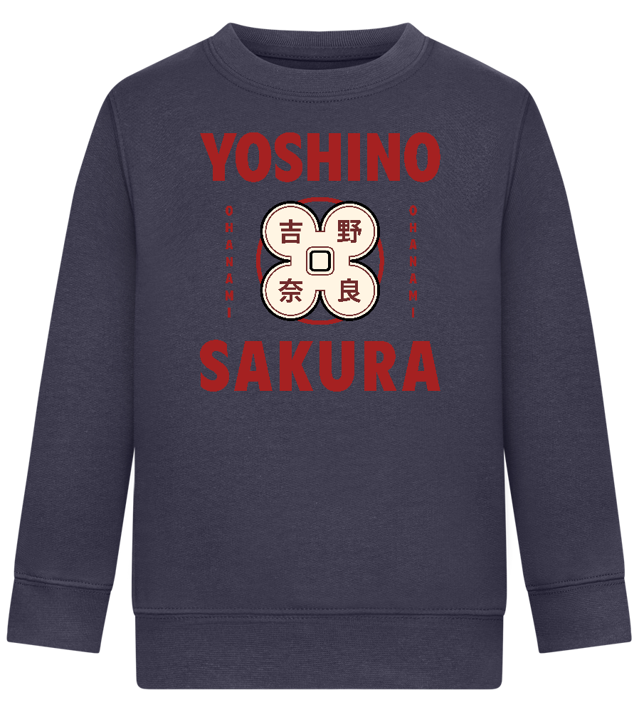 Yoshino Sakura Design - Comfort Kids Sweater_FRENCH NAVY_front