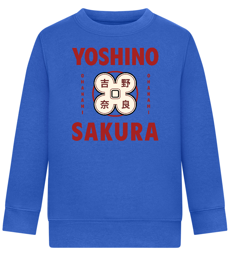 Yoshino Sakura Design - Comfort Kids Sweater_ROYAL_front