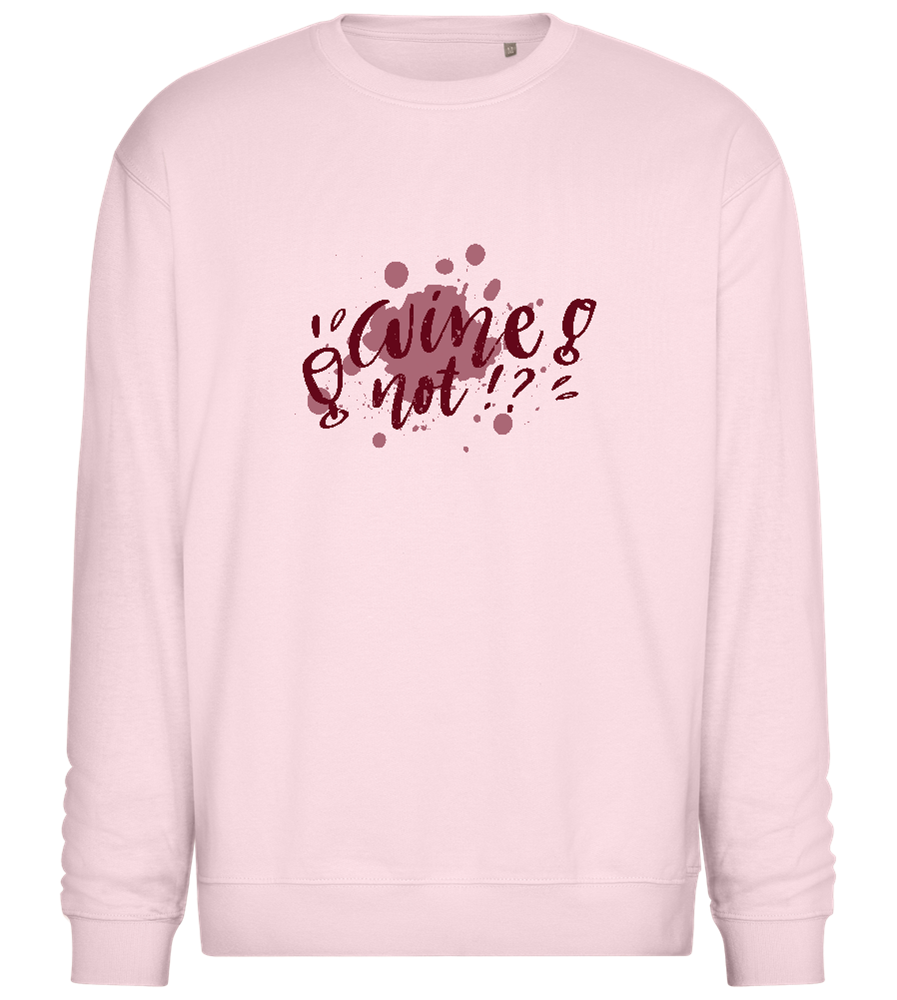 Wine Not Design - Comfort Essential Unisex Sweater_LIGHT PEACH ROSE_front