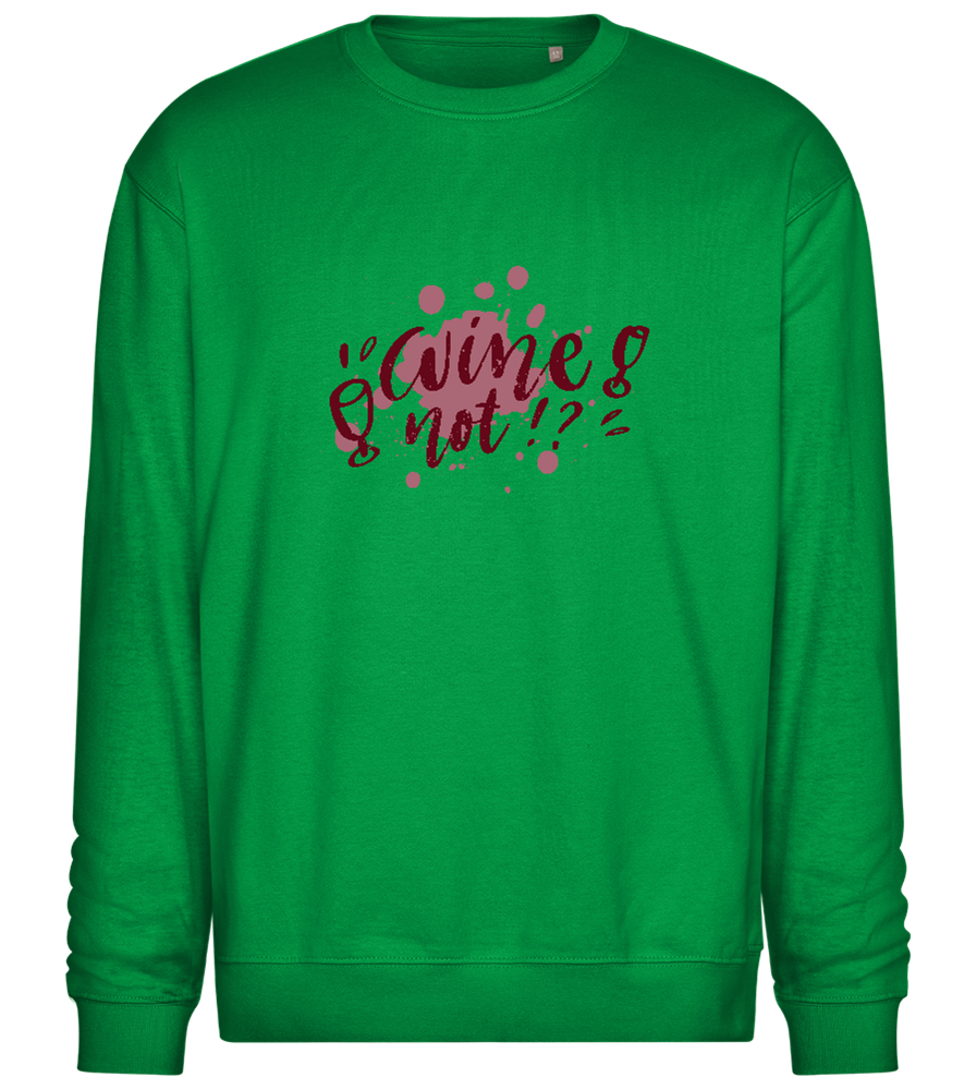 Wine Not Design - Comfort Essential Unisex Sweater_MEADOW GREEN_front