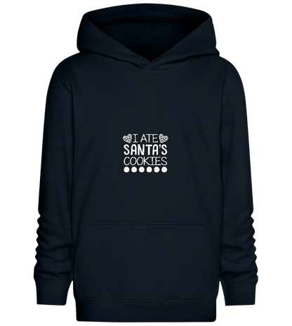 Santa's Cookies Design - Comfort Kids Hoodie_BLACK_front