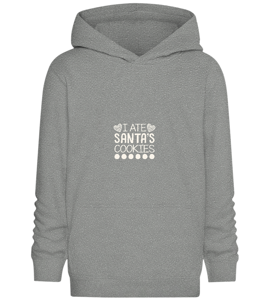 Santa's Cookies Design - Comfort Kids Hoodie_ORION GREY II_front