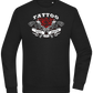 Tattoo Love Death Design - Comfort Essential Unisex Sweater_BLACK_front