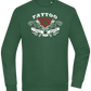 Tattoo Love Death Design - Comfort Essential Unisex Sweater_GREEN BOTTLE_front