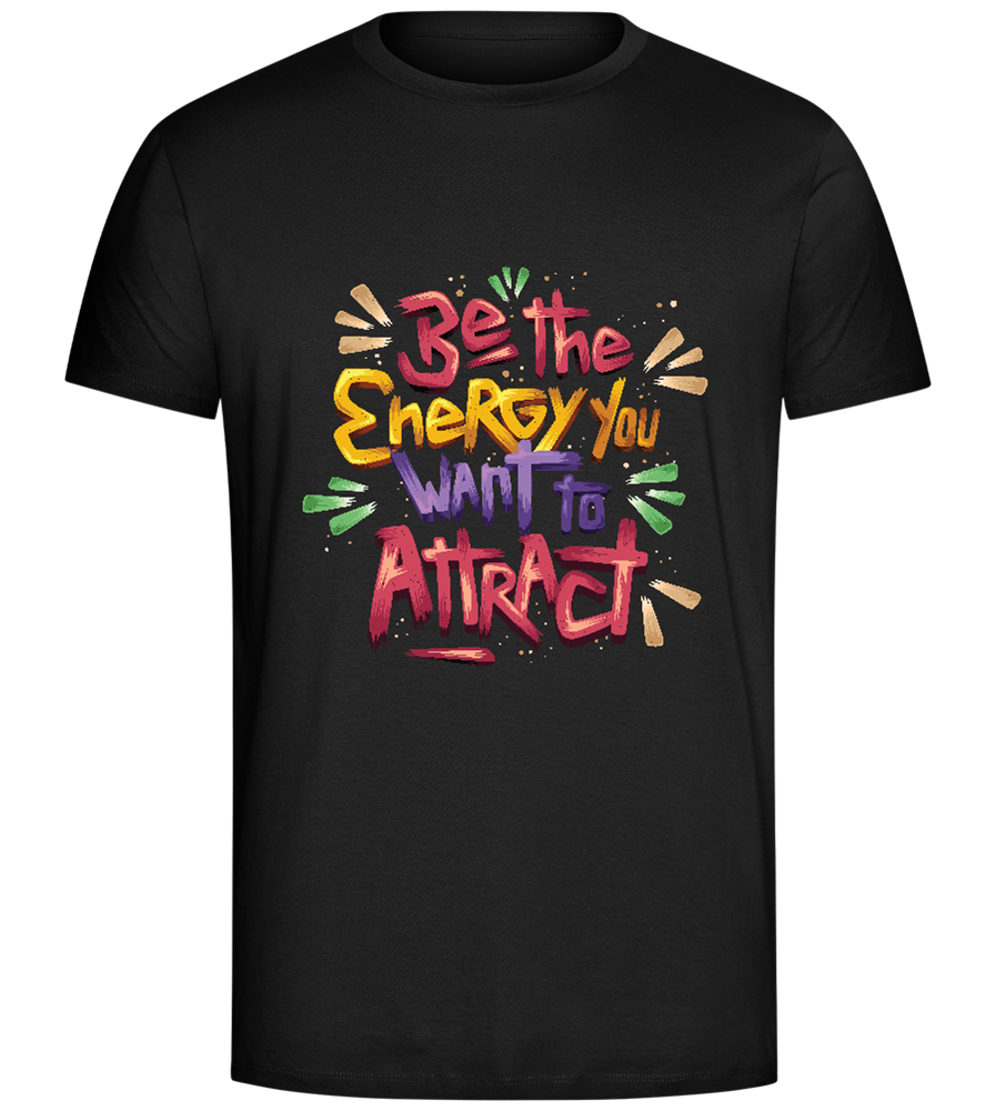 Energy Design - Comfort Unisex T-Shirt_DEEP BLACK_front