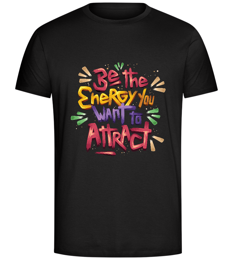 Energy Design - Comfort Unisex T-Shirt_DEEP BLACK_front