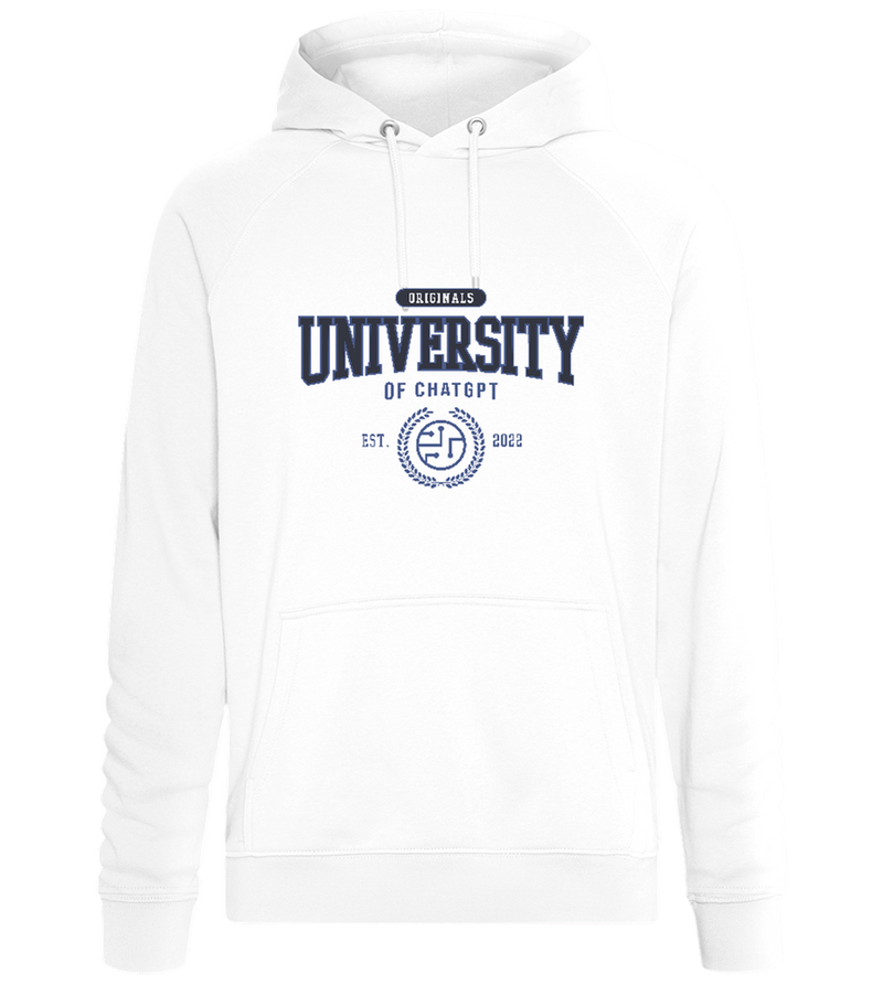 Logo University Design - Comfort unisex hoodie_WHITE_front