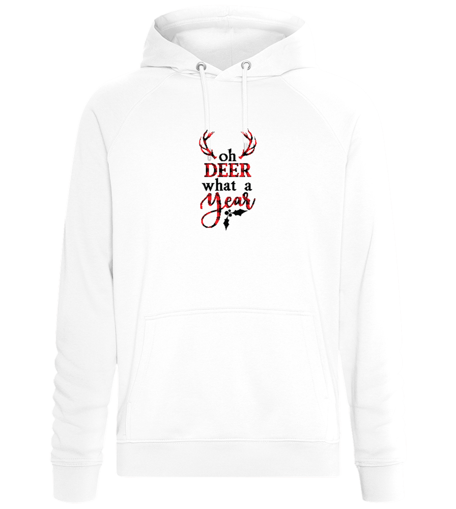 What A Year Design - Comfort unisex hoodie_WHITE_front