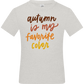 My Favorite Color is Autumn Design - Basic kids t-shirt_VIBRANT WHITE_front