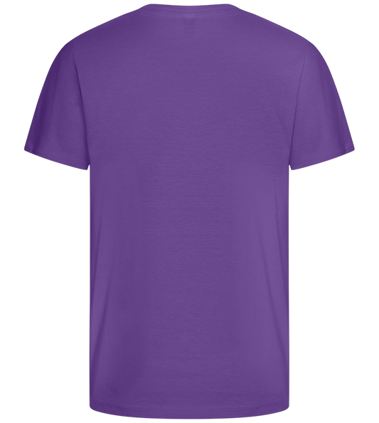 My Favorite Color is Autumn Design - Basic kids t-shirt_DARK PURPLE_back