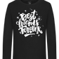 Graffiti BFF Design - Premium kids long sleeve t-shirt_DEEP BLACK_front