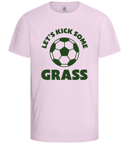 Let's Kick Some Design - Comfort kids fitted t-shirt_LIGHT PINK_front